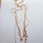 زنجیر ظریف مدل ماری طلایی
