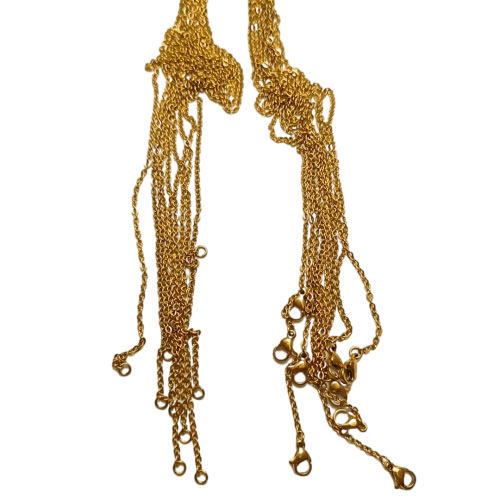 زنجیر طلایی مدل کابلی