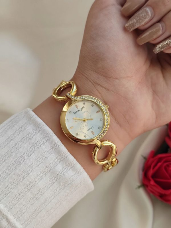 ساعت جدید دخترانه ژاپنی مارک japon gold