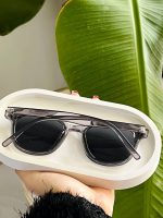عینک اسپرت استاندارد UV400 فرم کائوچو همراه کاور و دستمال