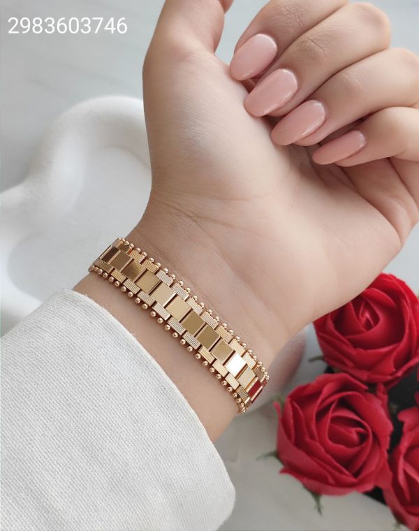 دستبند زنانه ژوپینگ رنگ ثابت آبکاری شده ضد حساسیت کیفیت عالی