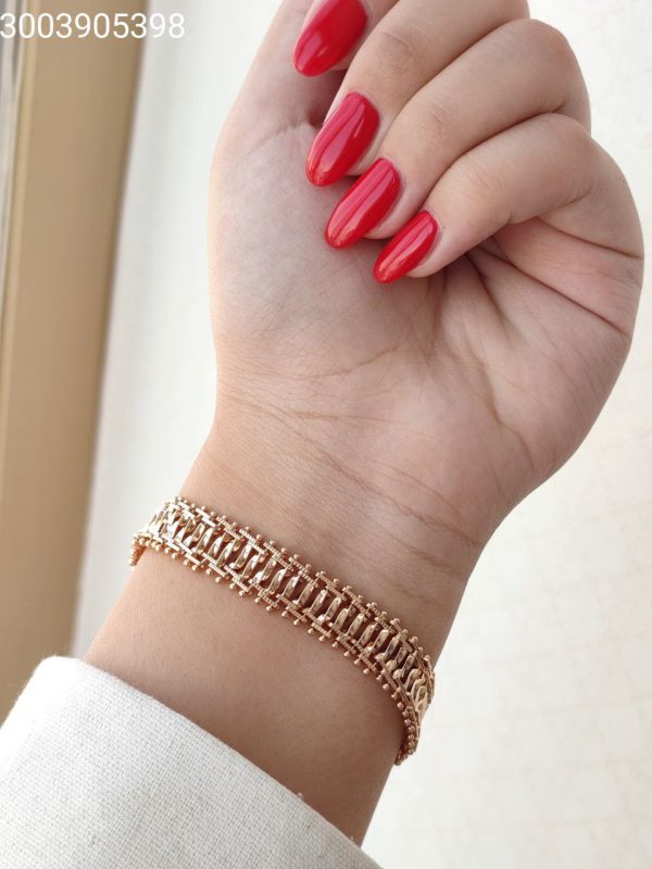 دستبند زنانه مارک ژوپینگ بهترین کیفیت رنگ ثابت و ضدحساسیت