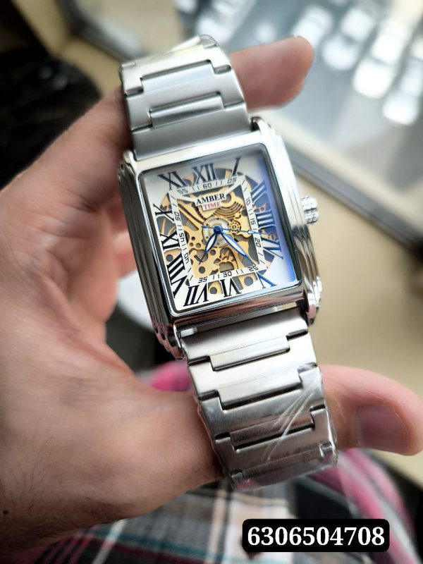 ساعت مردانه‏ فلزی امبر تایم رنگ ثابت با کیفیت