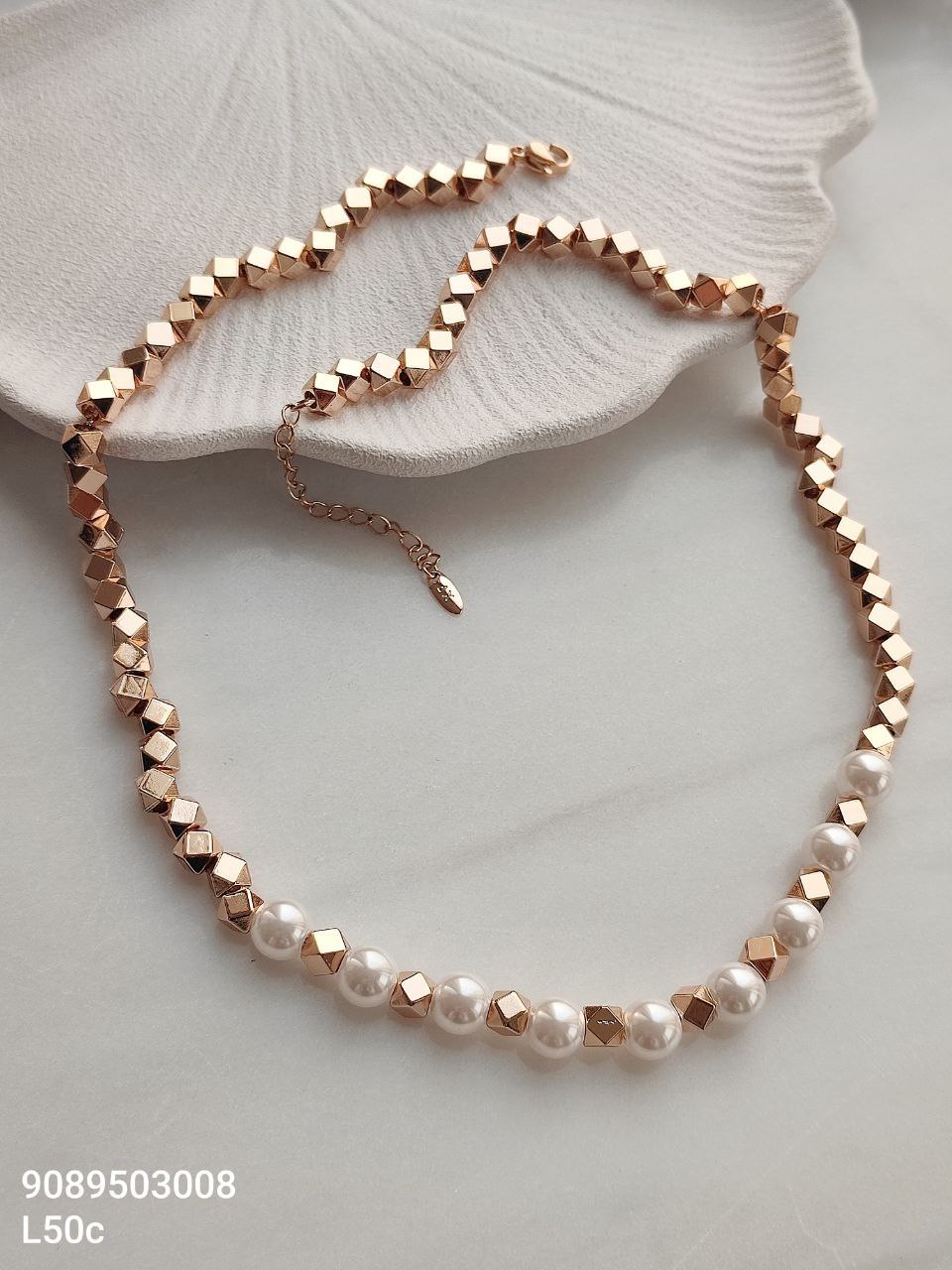 گردنبند مرواریدی مارک ژوپینگ کیفیت عالی رنگ ثابت طول 50 سانت کد 1515986